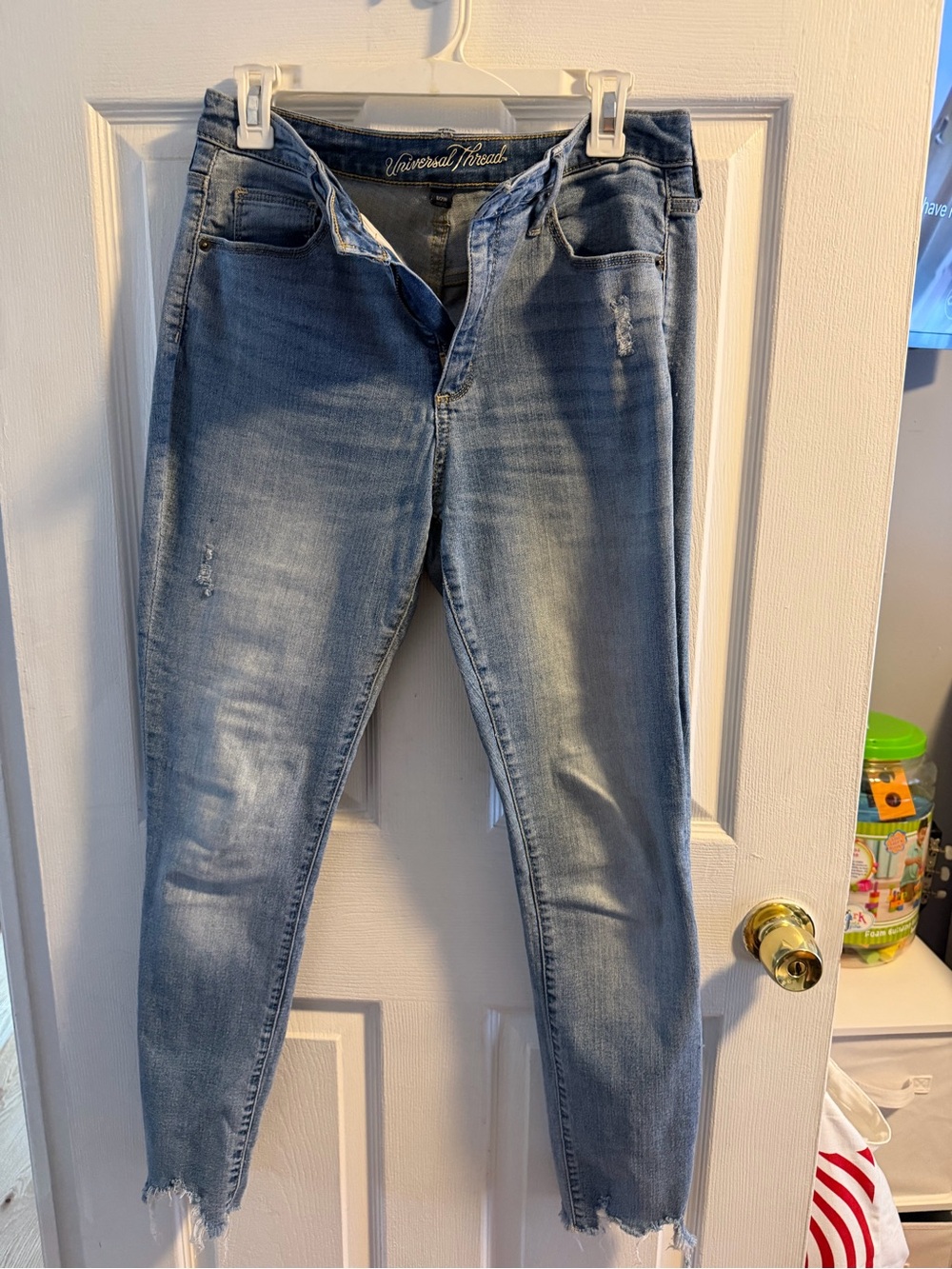 Woman’s Faded Blue Slim Jeans
